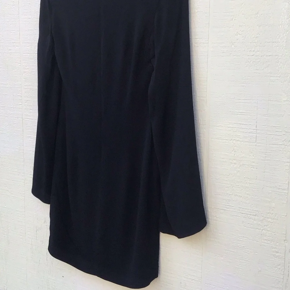 Shakuhachi cape dress black